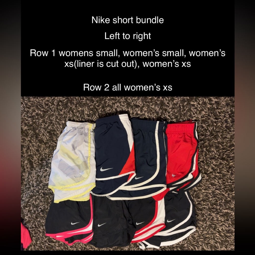Nike short bundle $5 a pair or will bundle all